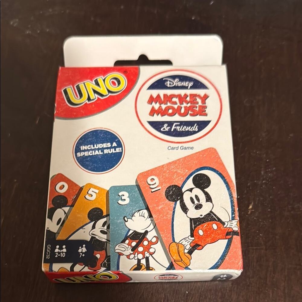 Uno x Disney | Disney Mickey Mouse & Friends UNO Card Game NIB